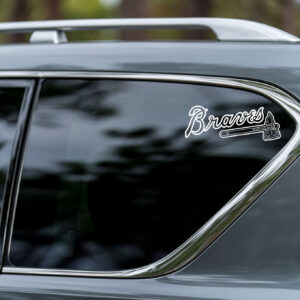 Atlanta Chop - Vinyl Decal - White